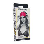 Sex & Mischief Satin Blindfold - Hot Pink