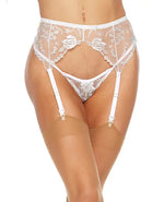 Evelyn Lace Garter Belt