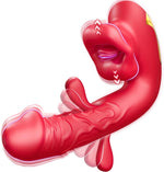 G Spot Tong licking Vibrator with 10X Flapping & Vibrating