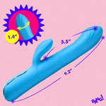 Bang Rotating Beaded Silicone Rabbit Vibrator