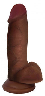 7 Inch Dildo with Balls - Black