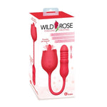 Wild Rose Licking & Thrusting Vibrator -