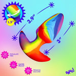 Rotating and Vibrating Silicone Butt Plug