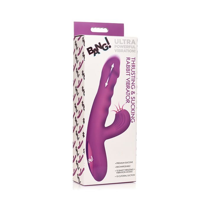 Bang! Thrusting & Sucking Rabbit Vibrator