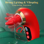 5IN1 Sucking Vibrator Rose , LCD Display.