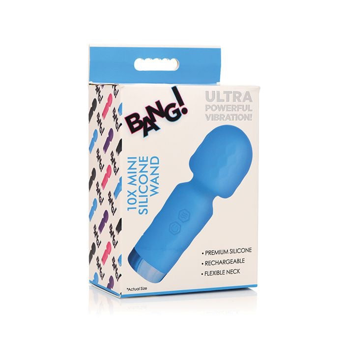 Bang! Mini Silicone Wand - Blue