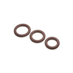 Curve Toys Jock Silicone Cock Ring Set of 3 - Dark