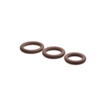 Curve Toys Jock Silicone Cock Ring Set of 3 - Dark