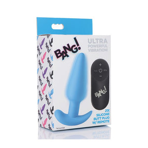 Bang Remote Control 21X Vibrating Silicone Butt Plug
