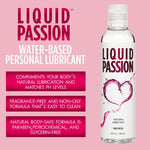 Passion "Liquid Passion" Natural Lubricant - 8oz