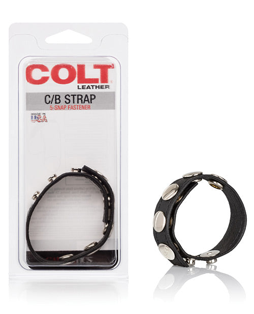 Colt Leather C/B Strap 5 Snap Fastener cockring