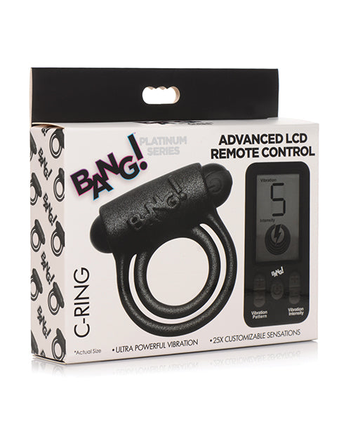 Bang! Vibrating Silicone Cock Ring w/Remote Control