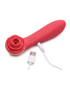 Inmi Bloomgasm Passion Petals 10X Silicone Suction Rose Vibrator