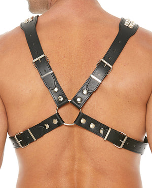 Shots Uomo Men's Pyramid Stud Body Harness