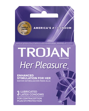 TROJAN condom box of 3