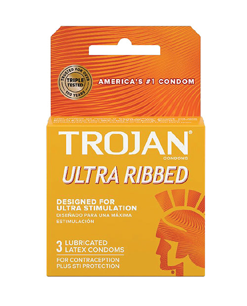TROJAN condom box of 3